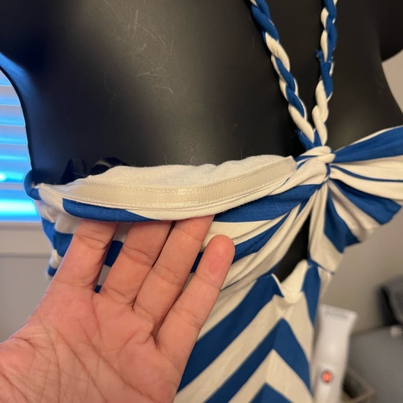 Bebe halter tie stripe dress - Picture 7 of 7